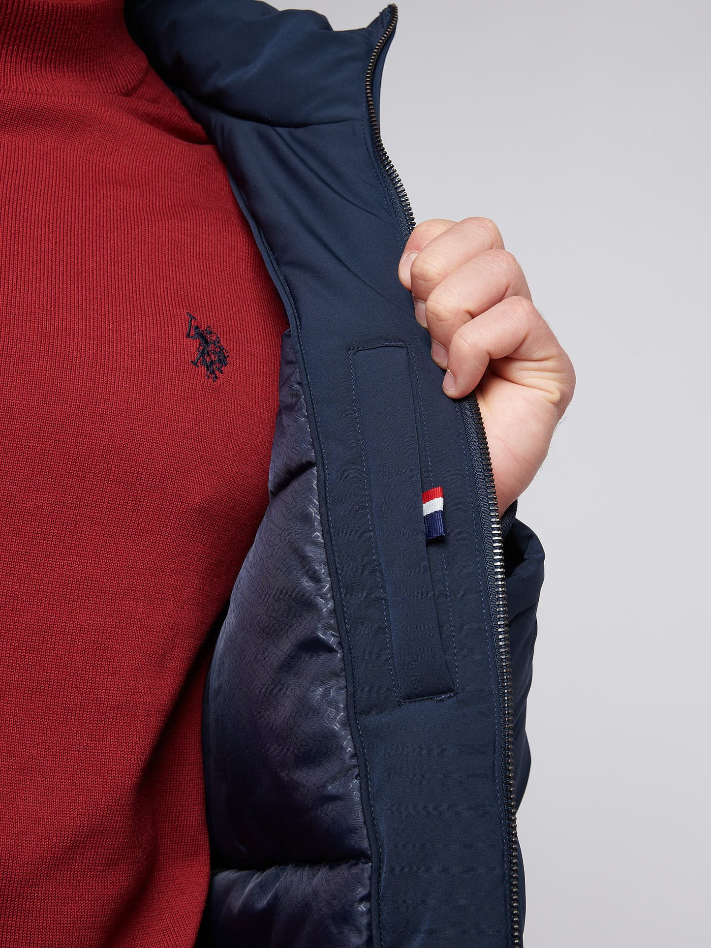 Mens Smart Parka in Dark Sapphire Navy