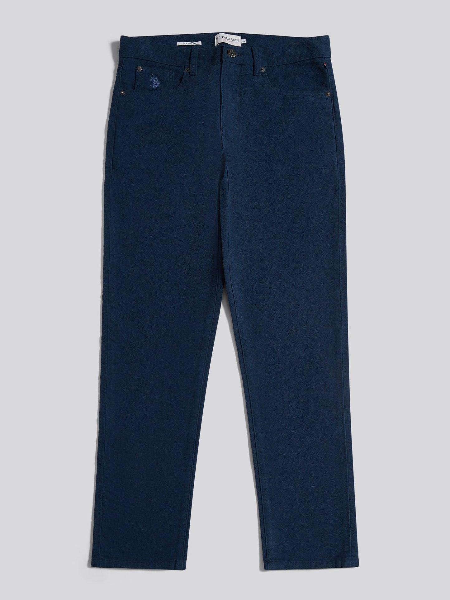 Mens Moleskin 5 Pocket Trouser in Dark Sapphire Navy