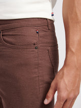 Mens Moleskin 5 Pocket Trouser in Chocolate Martini