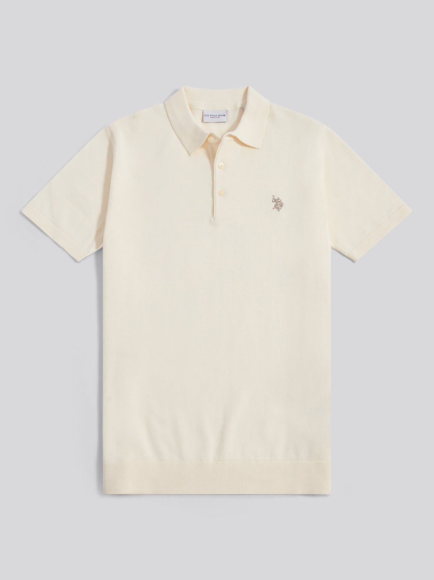 Mens Combed Cotton Polo Shirt Whisper White