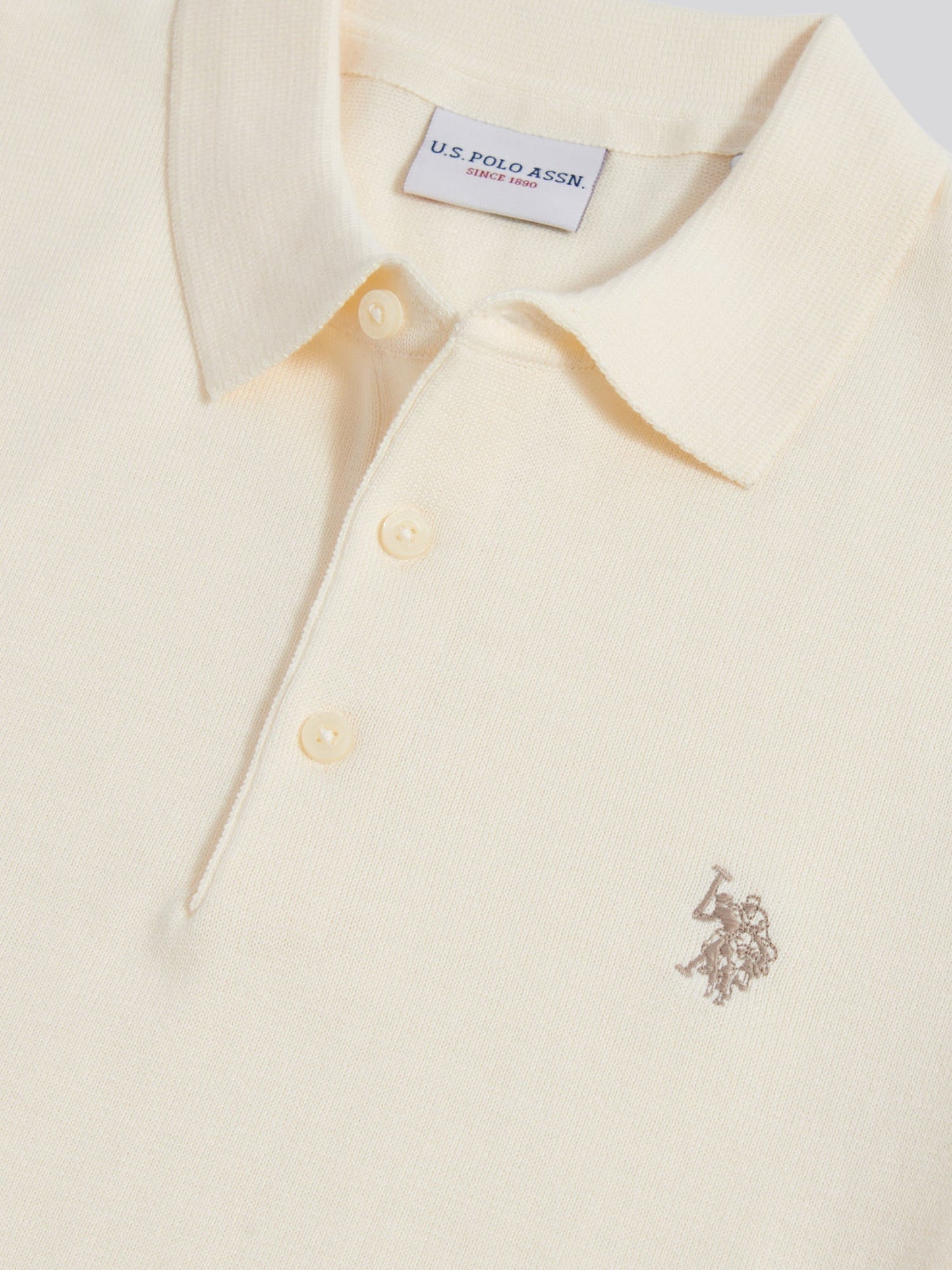 Mens Combed Cotton Polo Shirt Whisper White