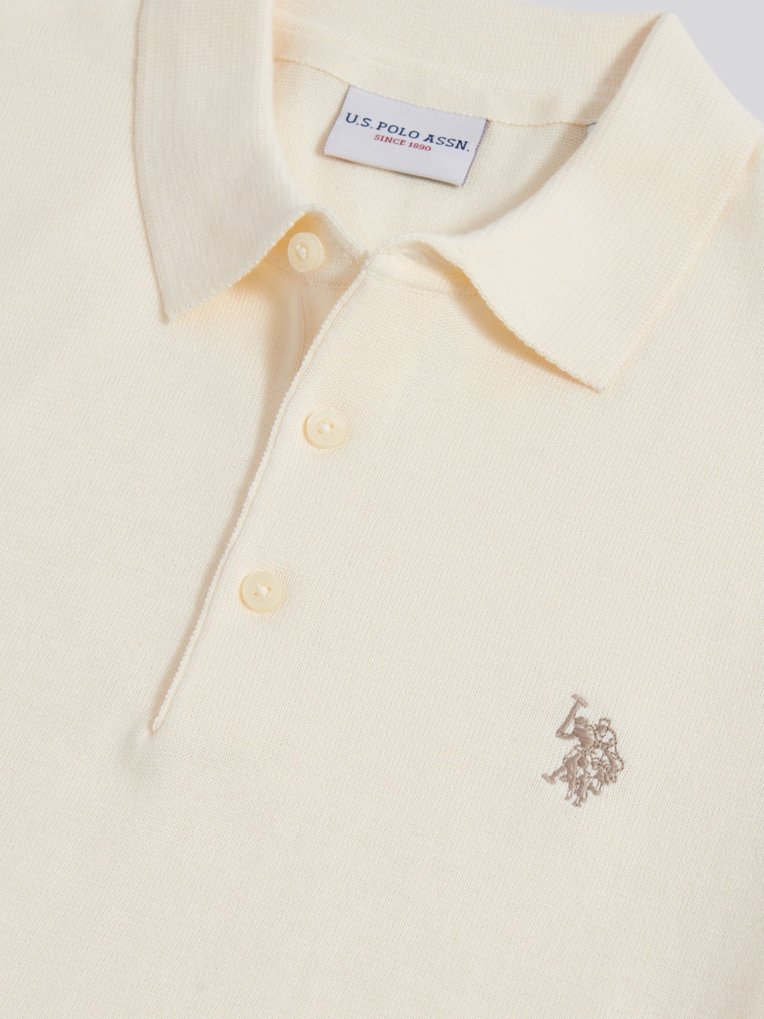 Mens Combed Cotton Polo Shirt Whisper White