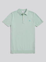 Mens Combed Cotton Polo Shirt Aqua Foam