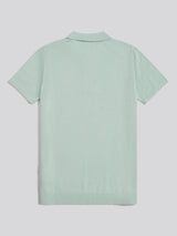 Mens Combed Cotton Polo Shirt Aqua Foam