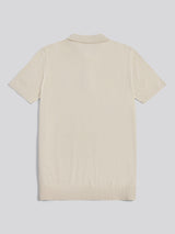 Mens Combed Cotton Polo Shirt Beige
