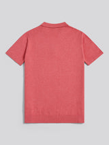 Mens Combed Cotton Polo Shirt Slate Rose Marl