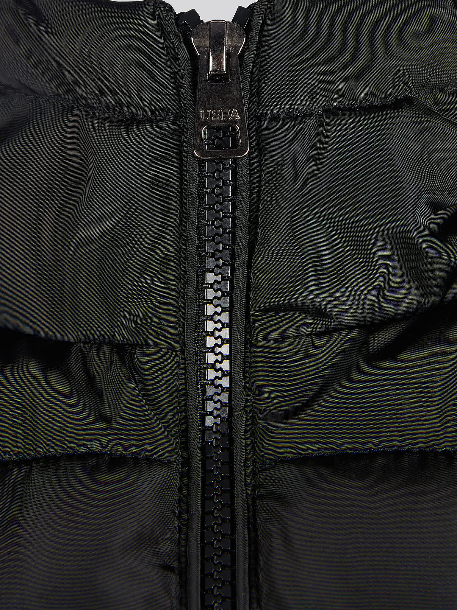 Mens Classic Longlined Puffer Jacket in Black