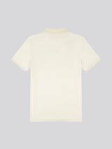 Mens Textured Polo Shirt in Moonstruck