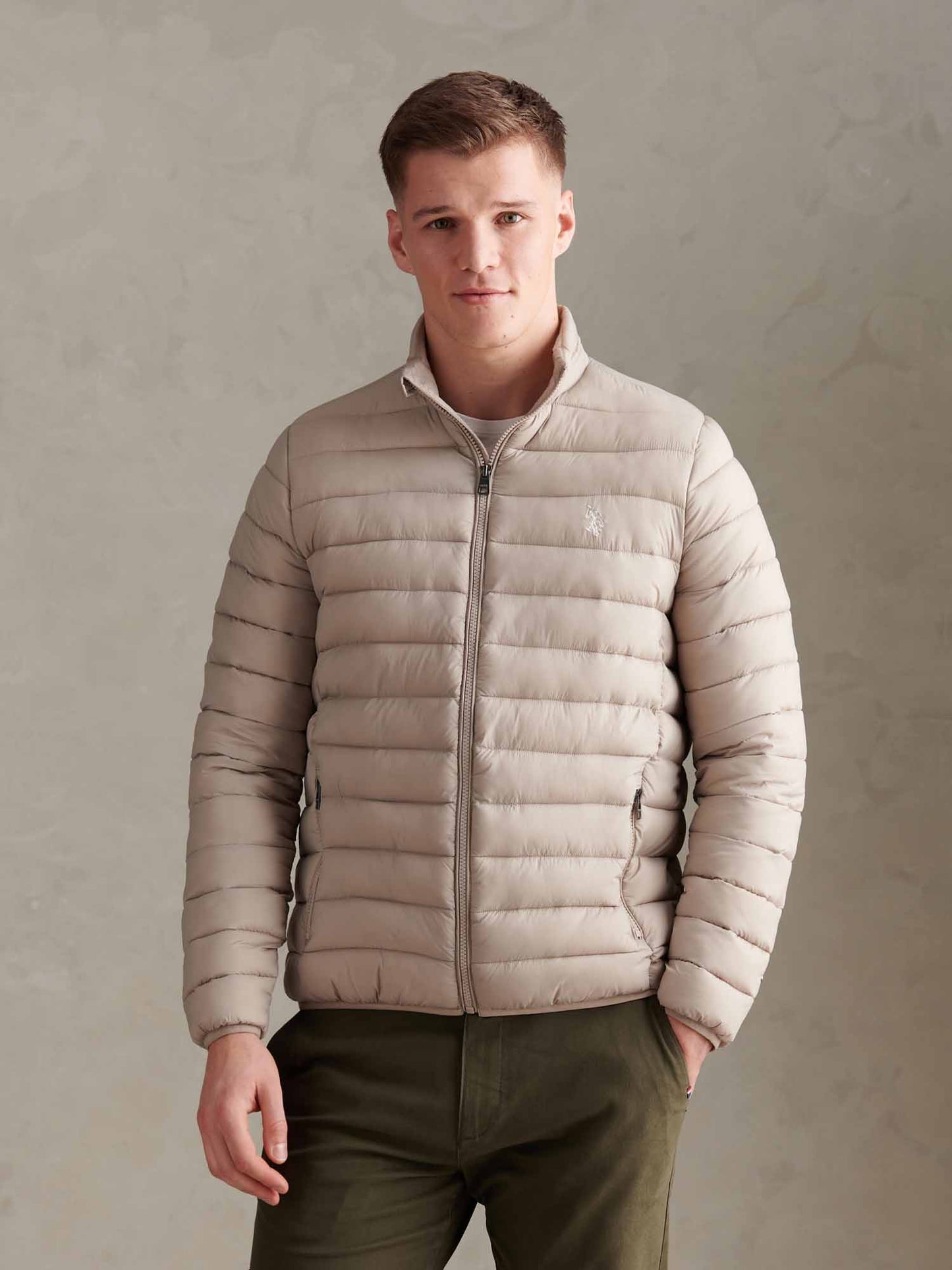 Mens Lightweight Bound Quilted Jacket Atmosphere