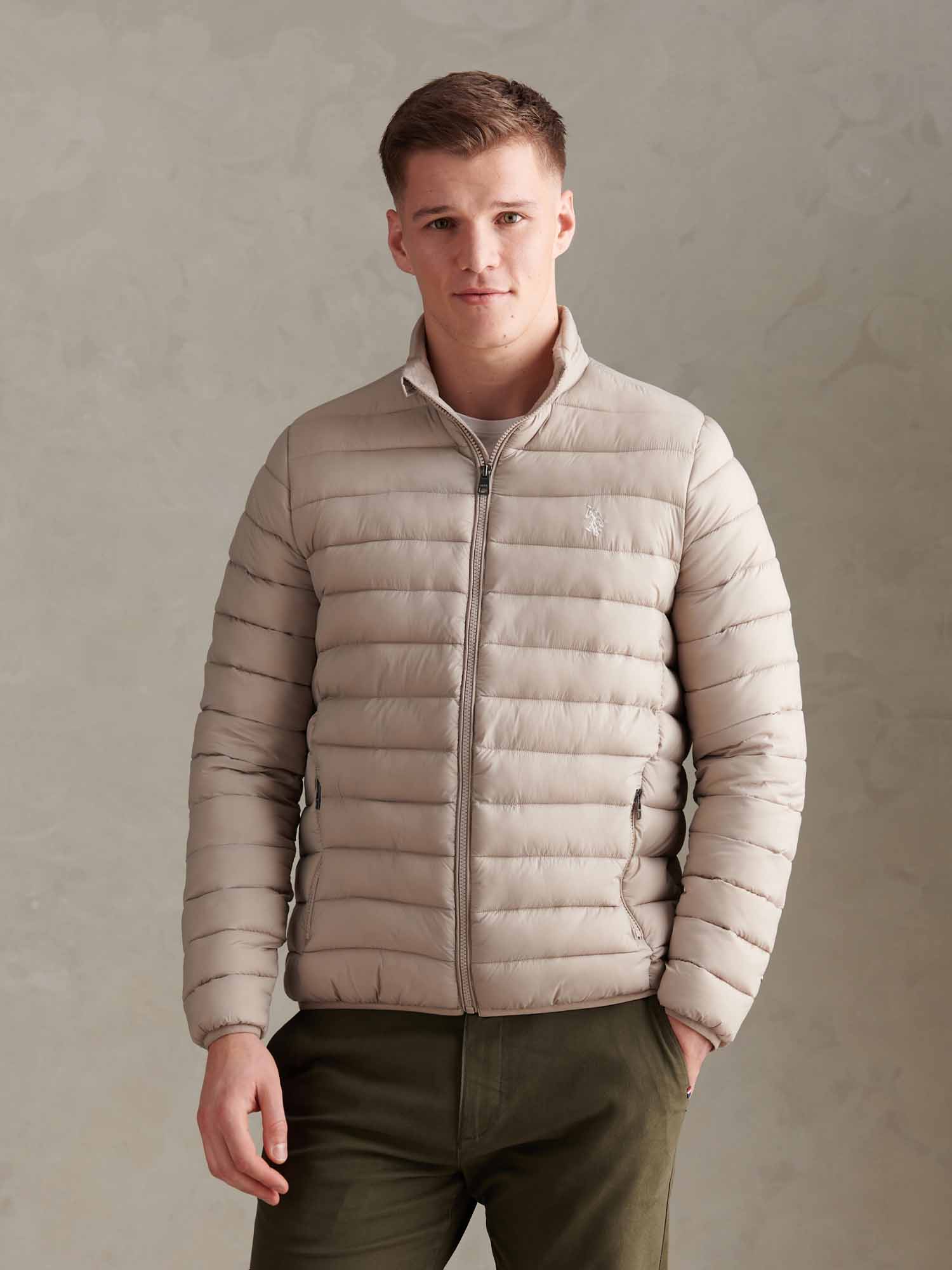 Mens Lightweight Bound Quilted Jacket Atmosphere