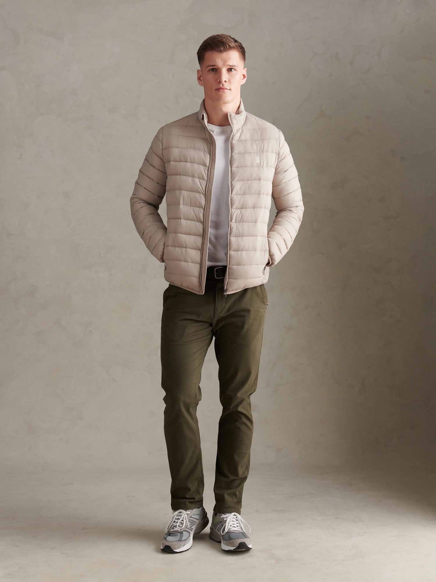 Mens Lightweight Bound Quilted Jacket Atmosphere