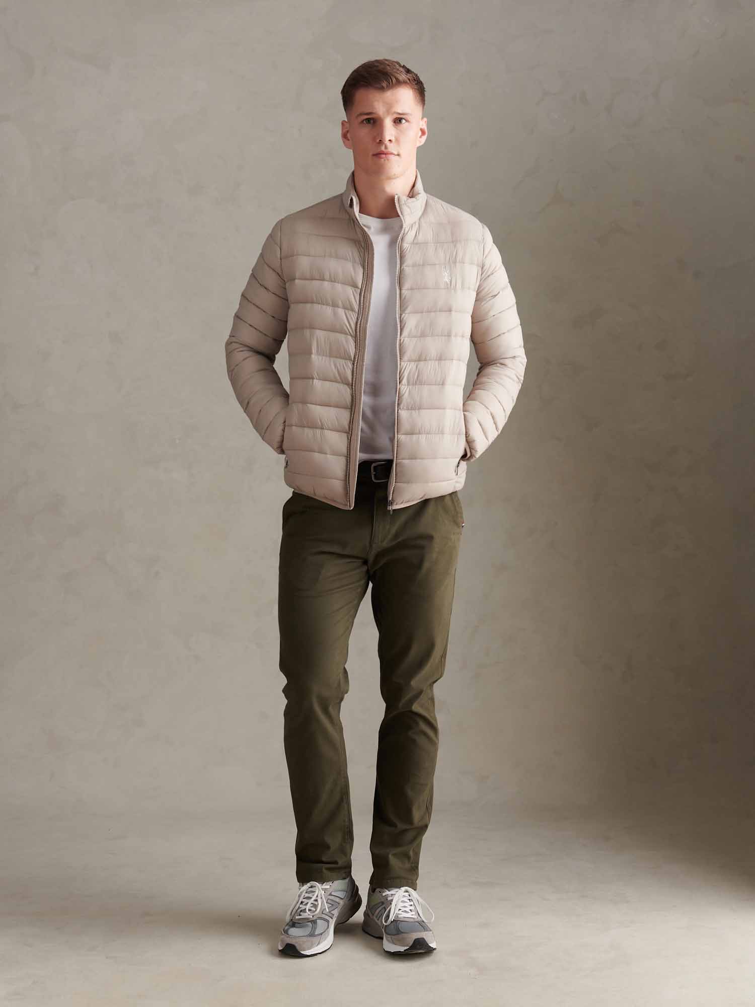 Mens Lightweight Bound Quilted Jacket Atmosphere