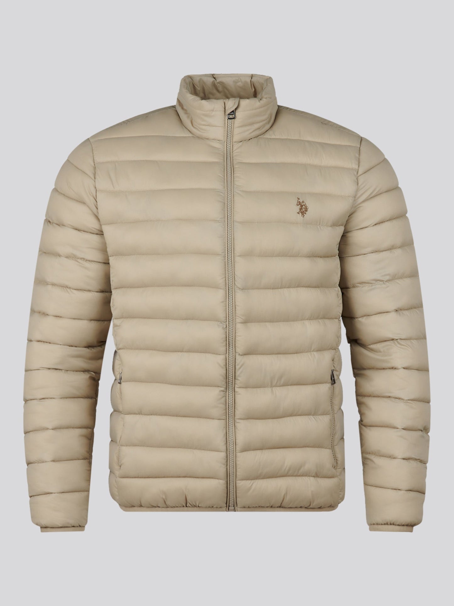 Mens Lightweight Bound Quilted Jacket Trench Coat