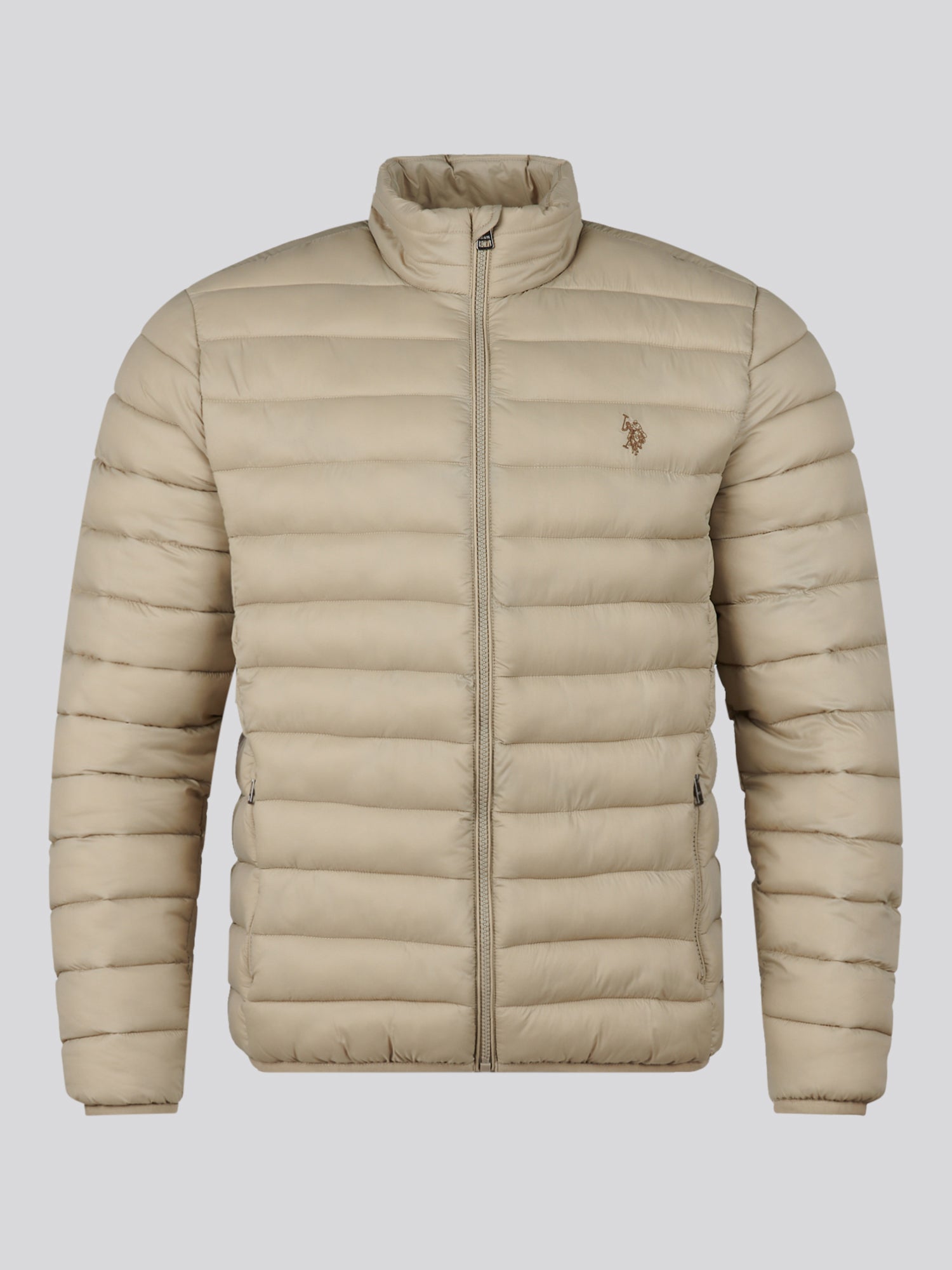 Mens Lightweight Bound Quilted Jacket Trench Coat