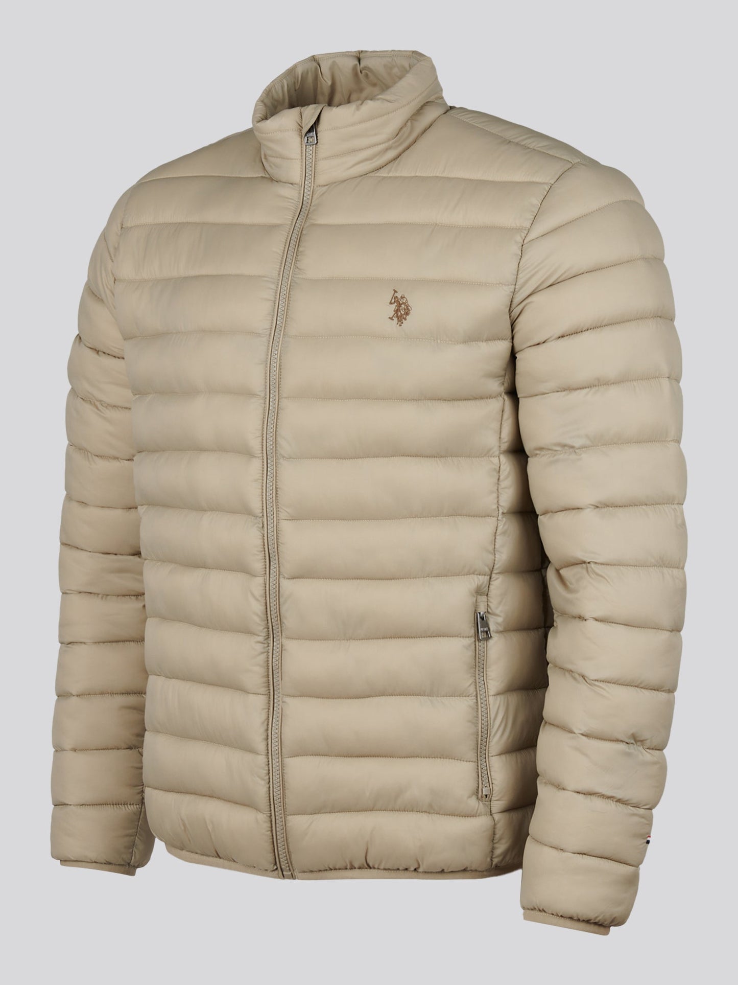 Mens Lightweight Bound Quilted Jacket Trench Coat