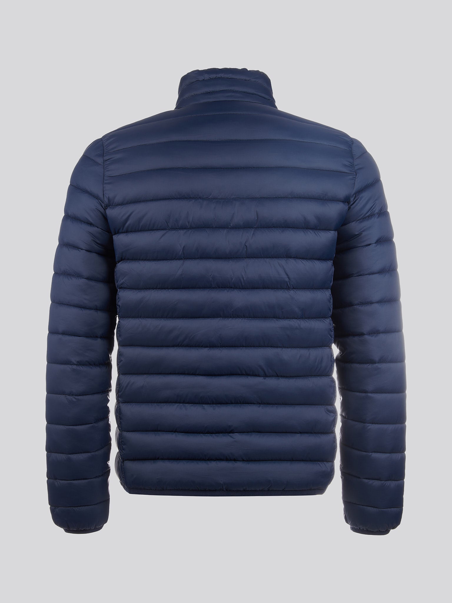 Mens Lightweight Bound Quilted Jacket Dark Sapphire Navy / Haute Red DHM