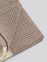 Mens Striped Waffle Knit Scarf in Atmosphere