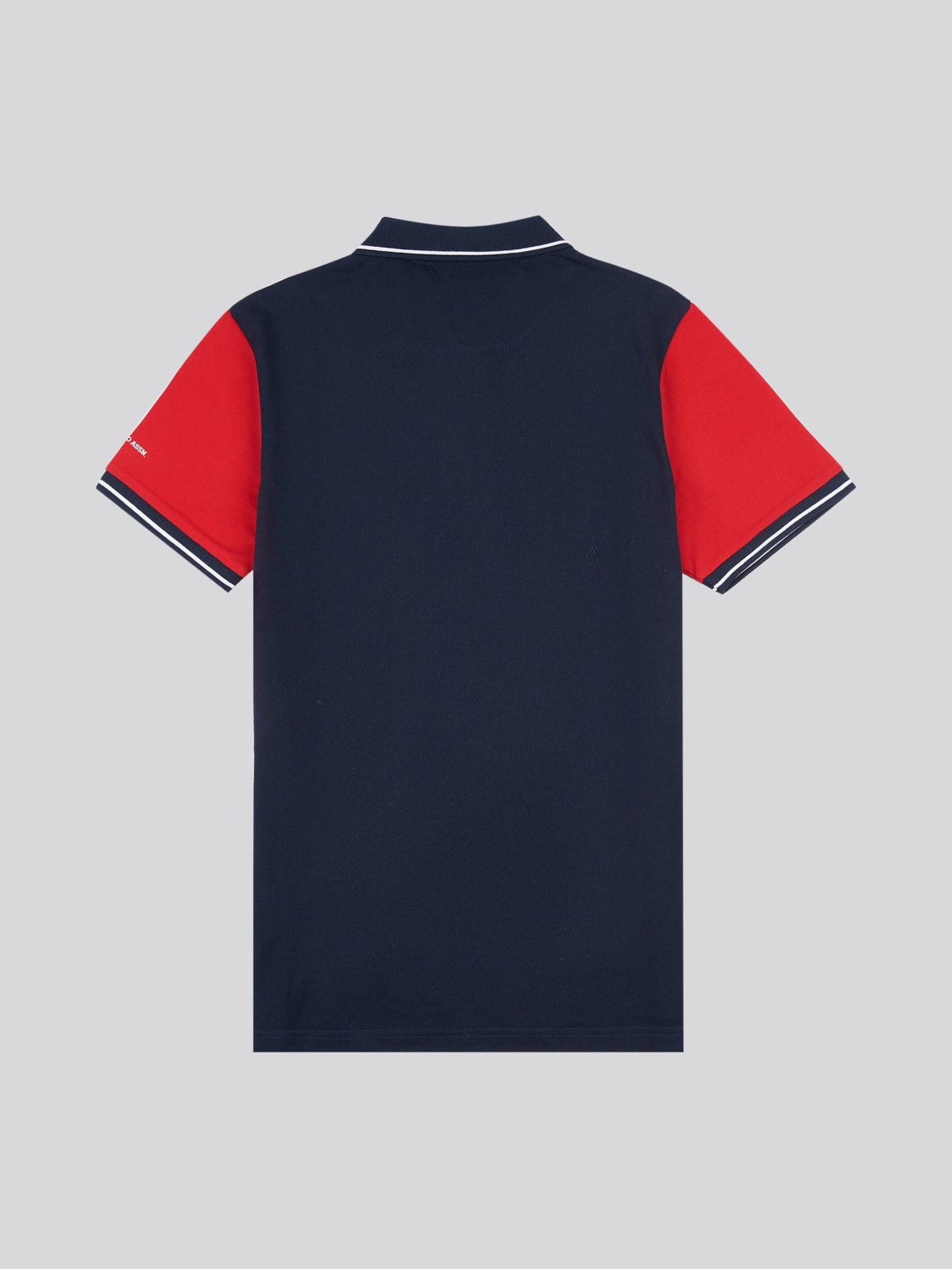 Mens Sash Pique Polo Shirt Dark Sapphire Navy