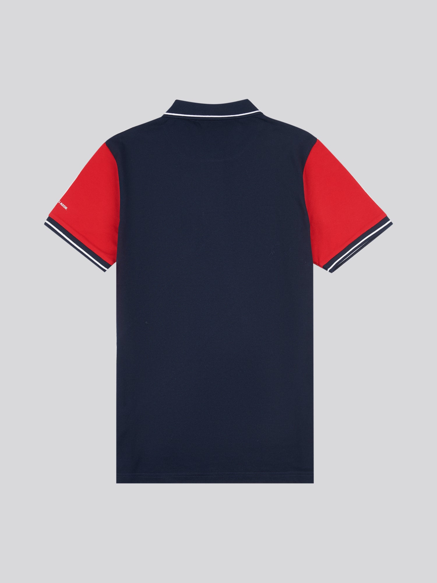Mens Sash Pique Polo Shirt Dark Sapphire Navy