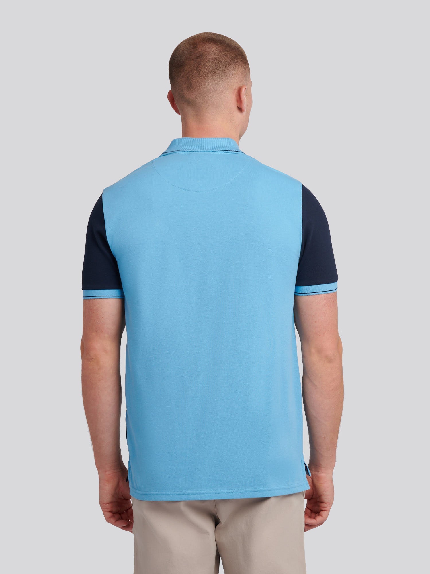 Mens Sash Pique Polo Shirt Heritage Blue