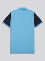 Mens Sash Pique Polo Shirt Heritage Blue