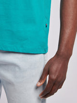 Mens Front/Back Print Graphic T-Shirt in Alexandrite