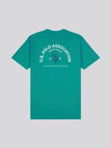 Mens Front/Back Print Graphic T-Shirt in Alexandrite