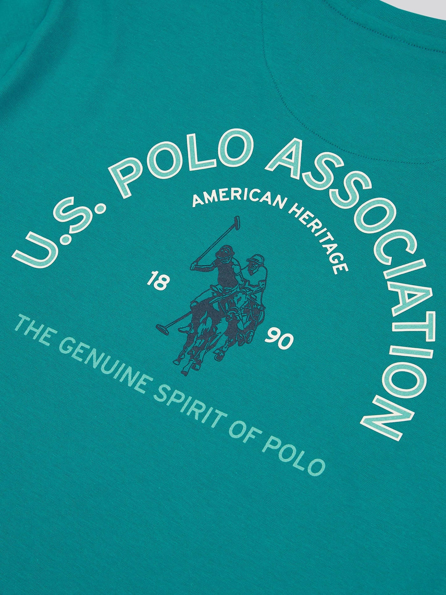 Mens Front/Back Print Graphic T-Shirt in Alexandrite