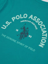 Mens Front/Back Print Graphic T-Shirt in Alexandrite