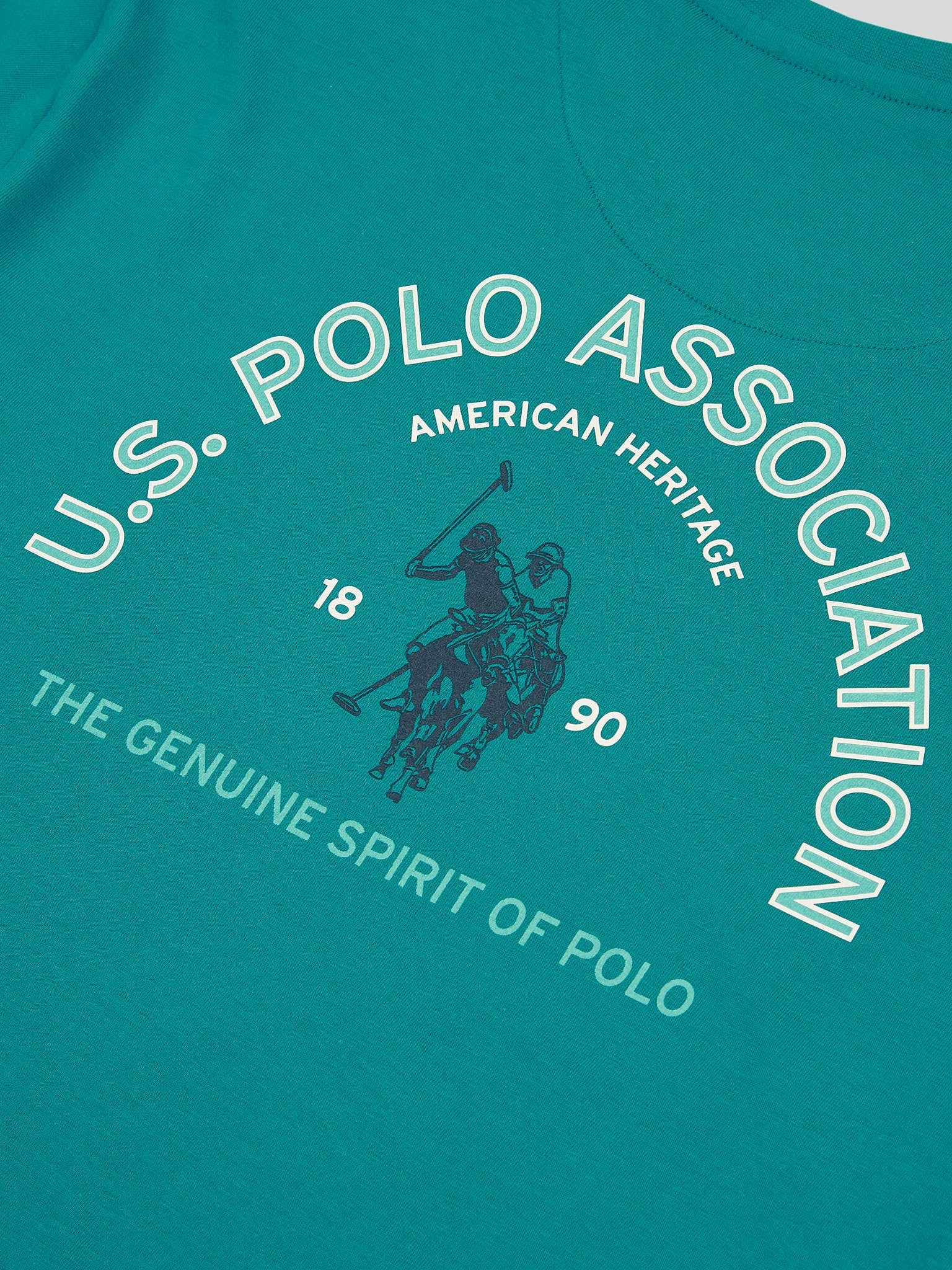 Mens Front/Back Print Graphic T-Shirt in Alexandrite