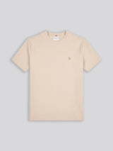 Mens Double Horsemen Twill T-Shirt in Doeskin