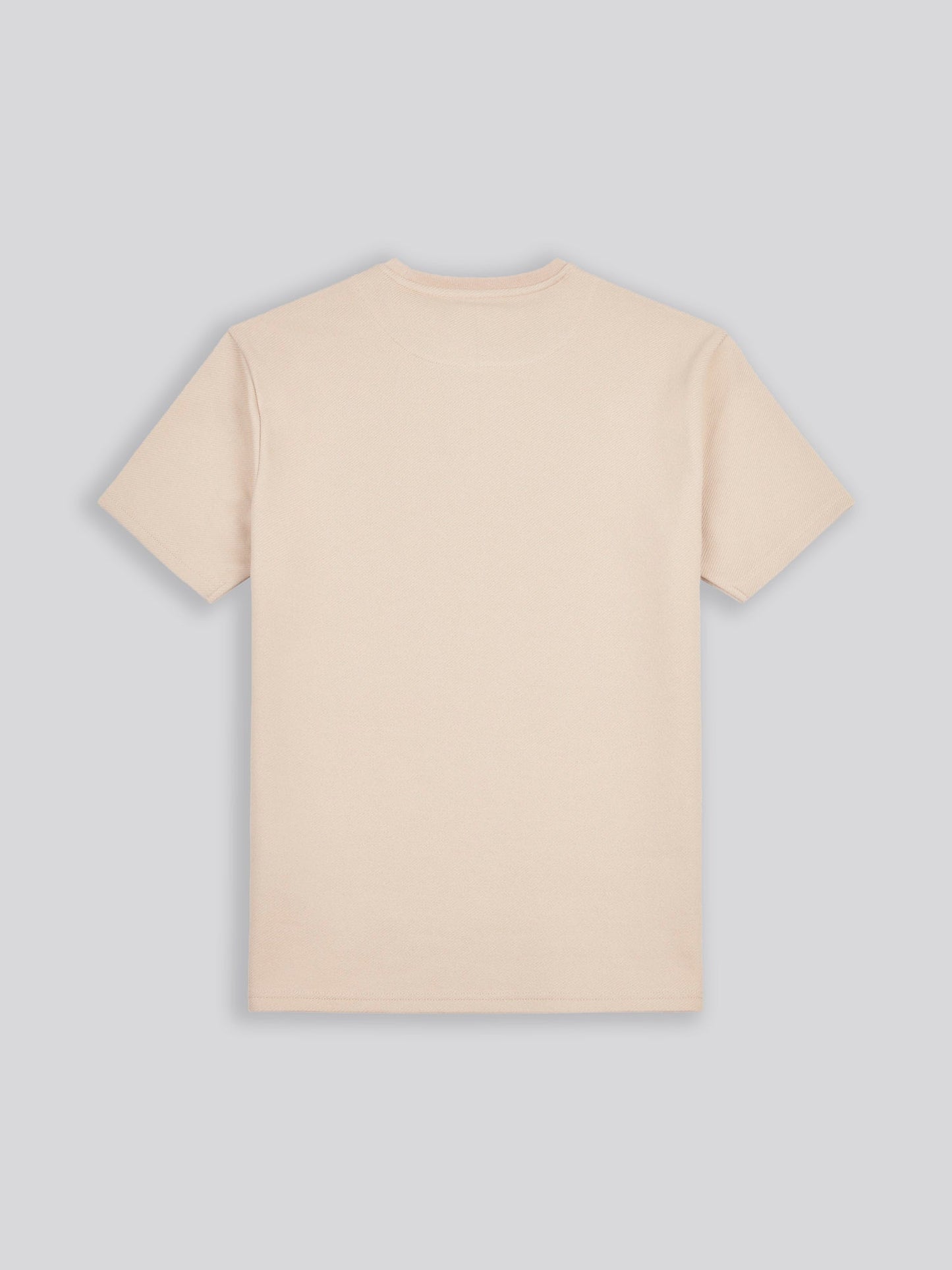 Mens Double Horsemen Twill T-Shirt in Doeskin