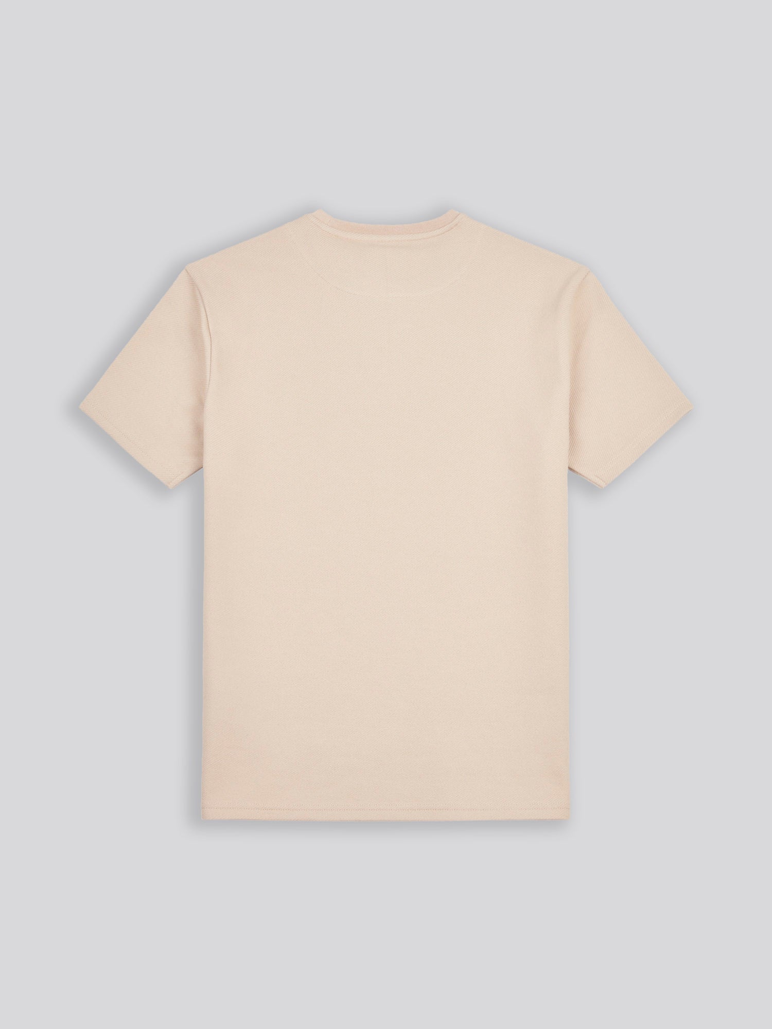Mens Double Horsemen Twill T-Shirt in Doeskin