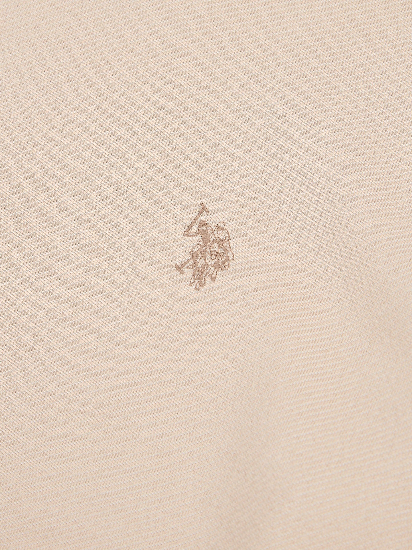 Mens Double Horsemen Twill T-Shirt in Doeskin