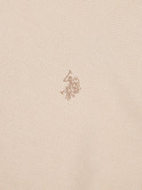 Mens Double Horsemen Twill T-Shirt in Doeskin