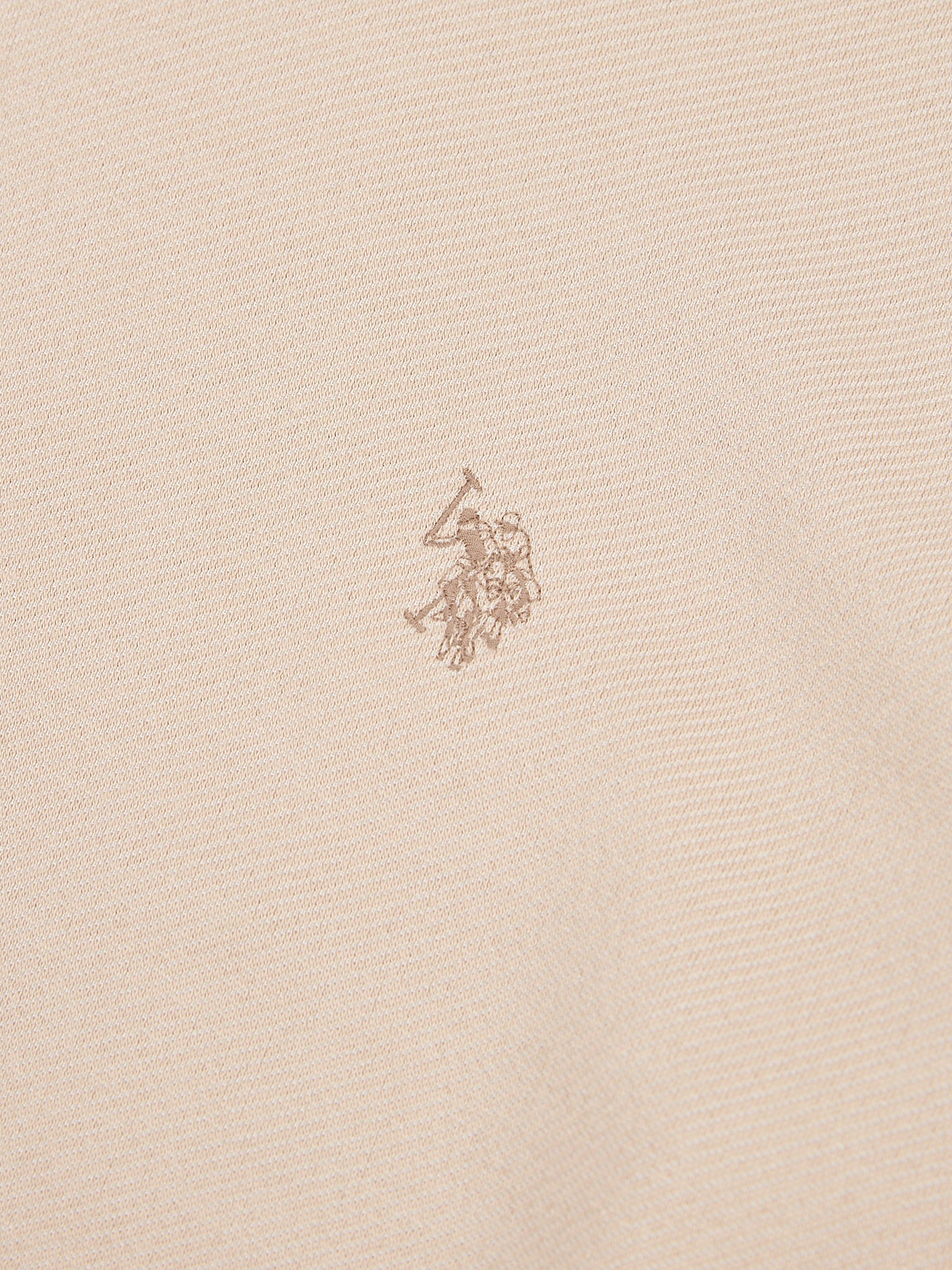 Mens Double Horsemen Twill T-Shirt in Doeskin