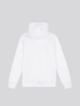 Mens Premium Print Interlock Hoodie in Bright White