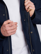 Mens Technical Summer Rain Mac in Dark Sapphire Navy