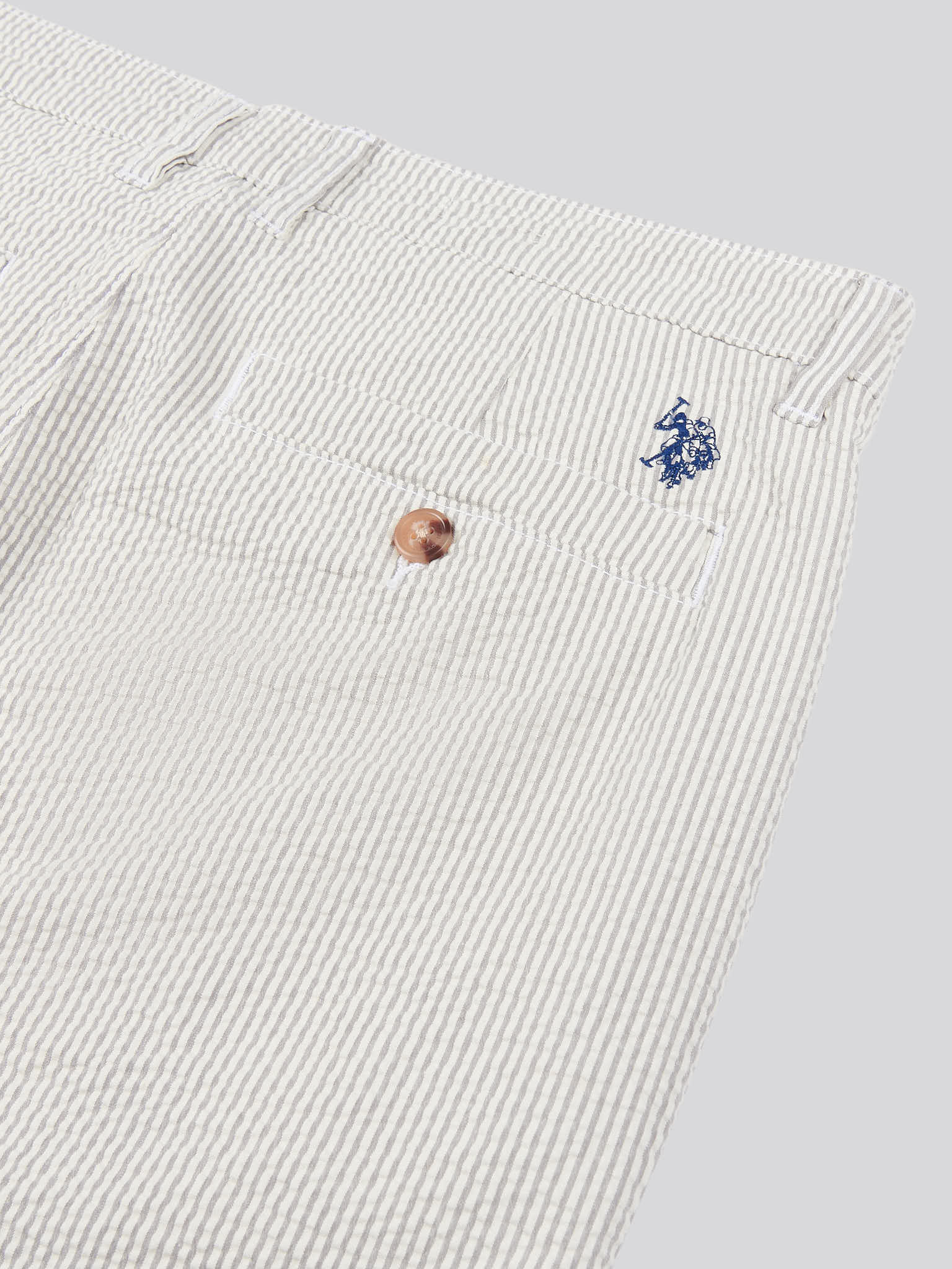 Mens Seersucker Woven Trouser in Northern Droplet