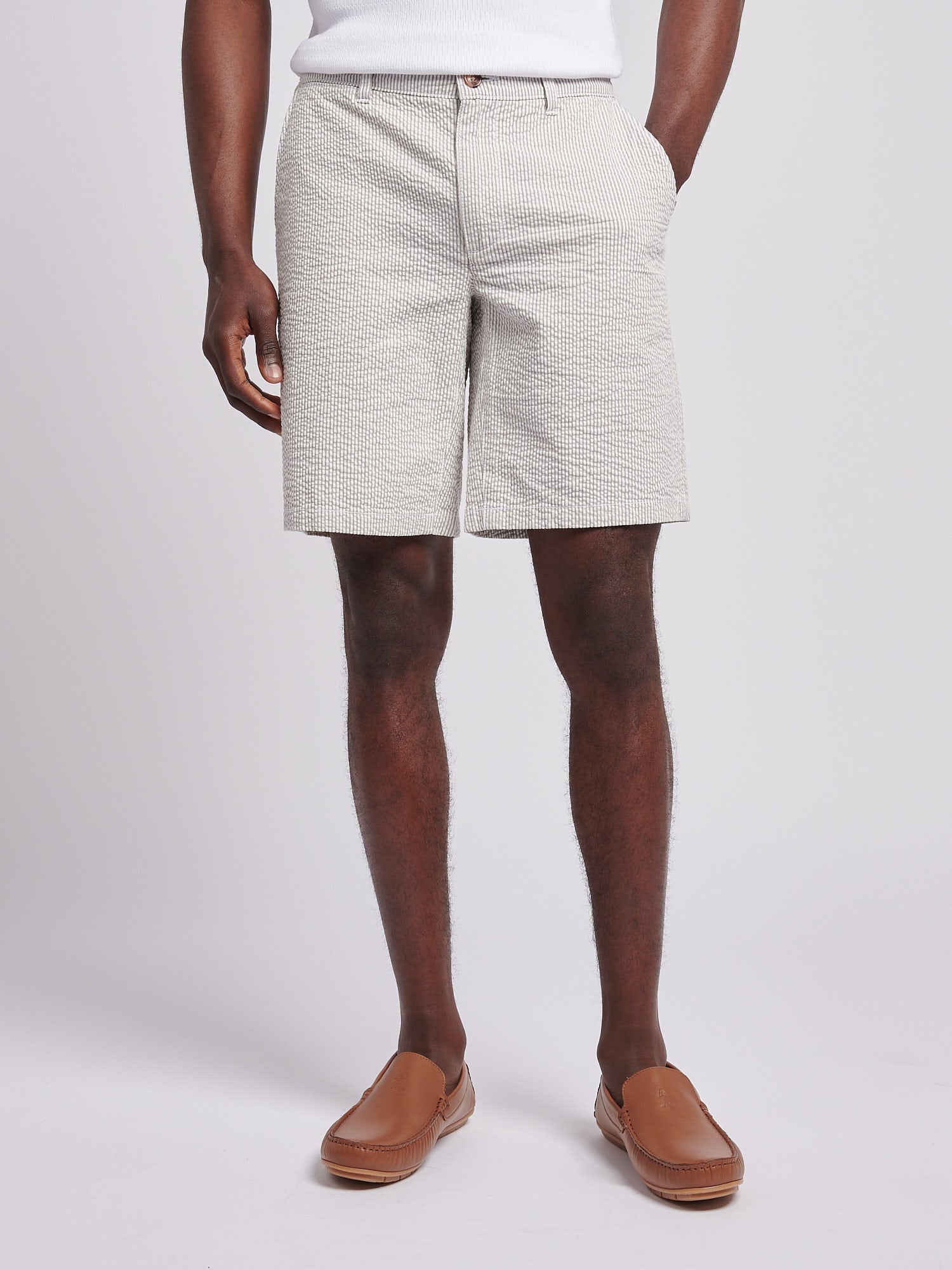 Mens Seersucker Chino Short Northern Droplet