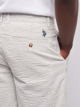 Mens Seersucker Chino Short Northern Droplet
