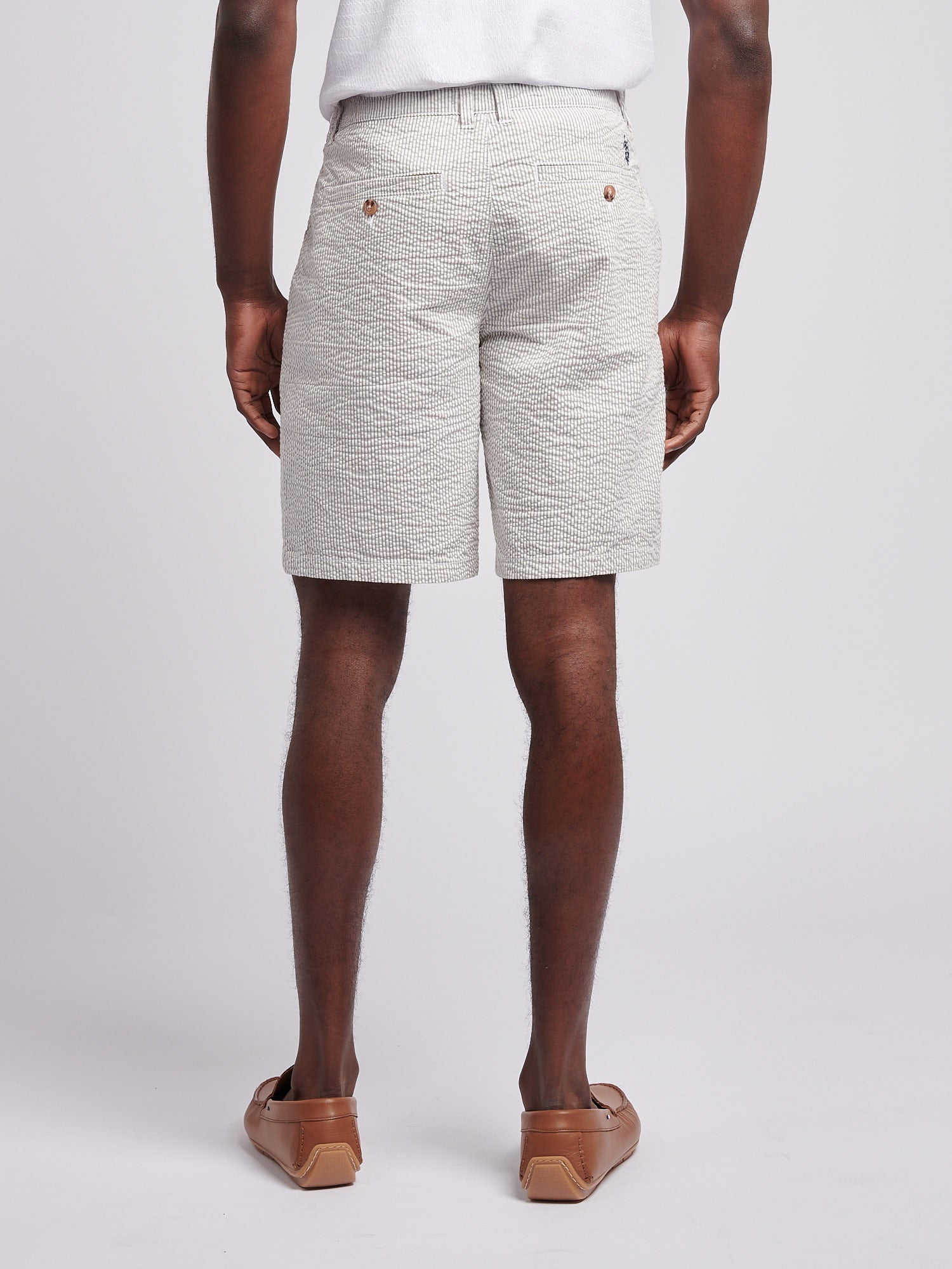 Mens Seersucker Chino Short Northern Droplet