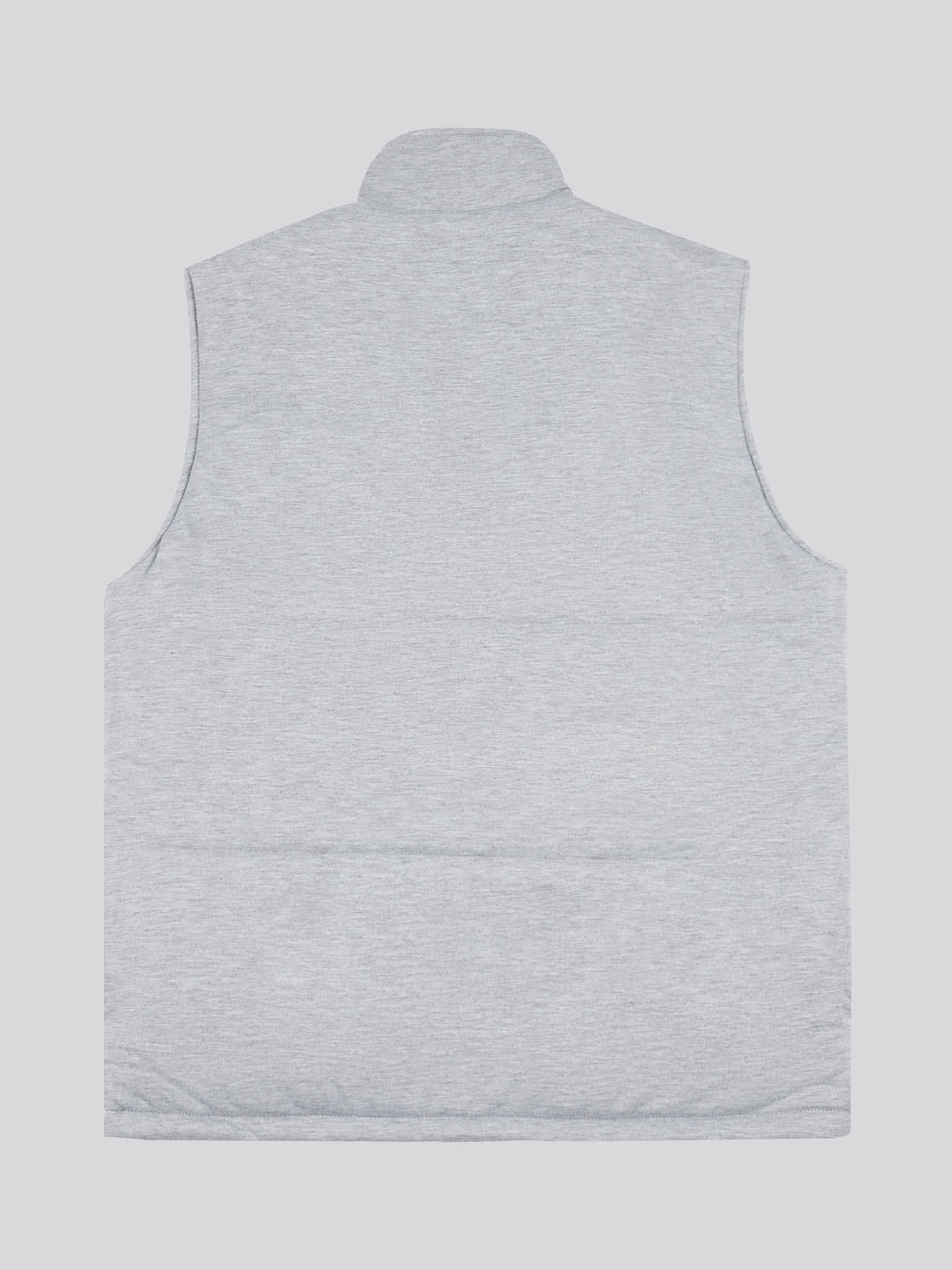 Mens Reversible Clean Front Jersey Lined Gilet in Dark Sapphire Navy / Moonlight Blue DHM