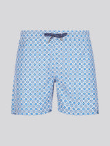 Mens Geo Swim Short in Allure