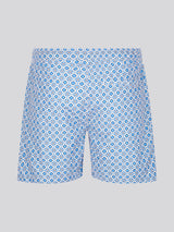 Mens Geo Swim Short in Allure