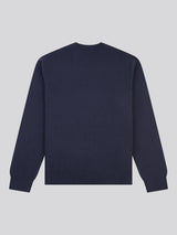 Mens Chuck Knit Crew in Dark Sapphire Navy