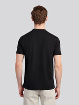 Mens Double Horsemen Graphic T-Shirt Black