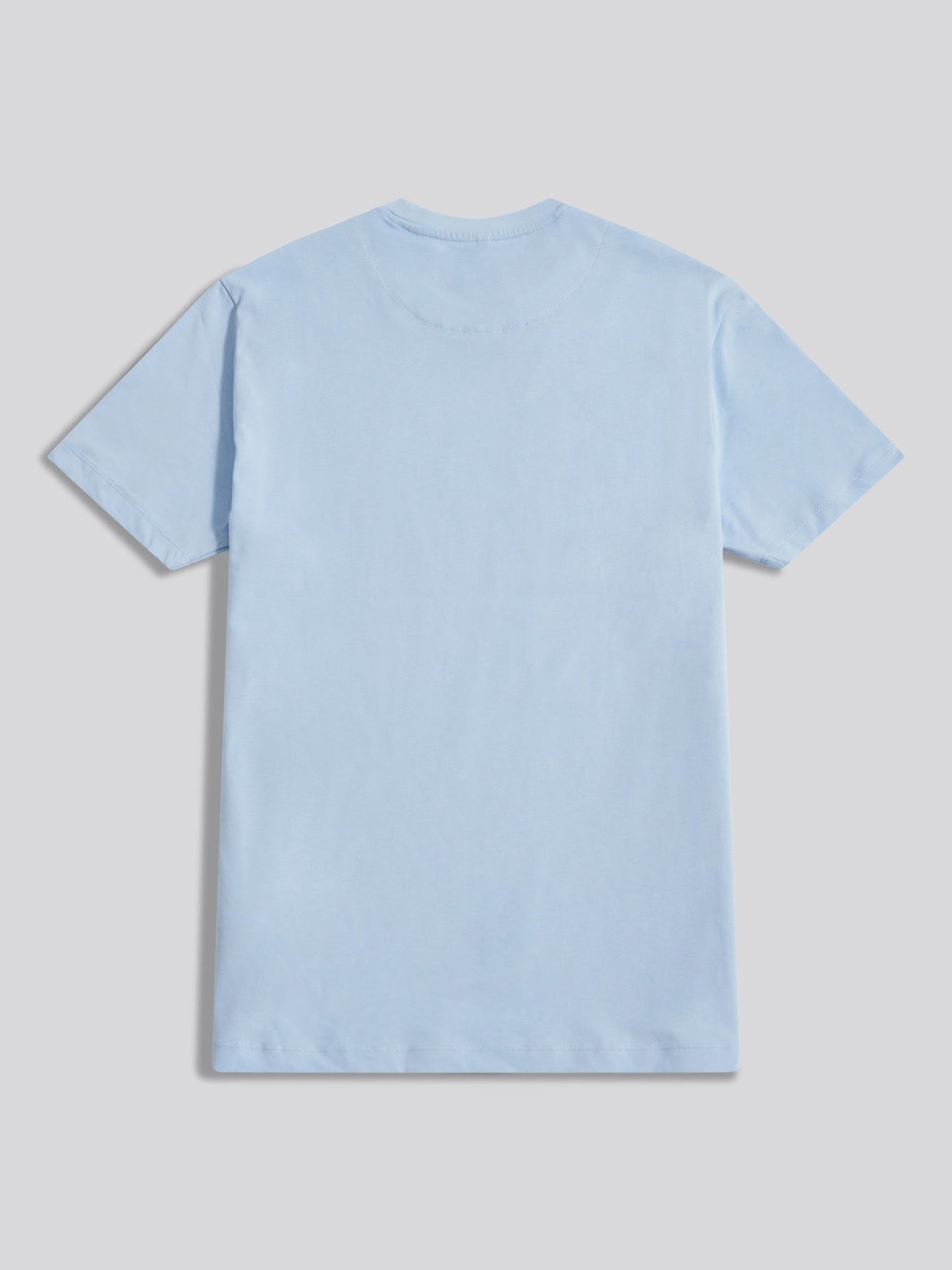 Mens Double Horsemen Graphic T-Shirt Chambray Blue
