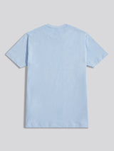 Mens Double Horsemen Graphic T-Shirt Chambray Blue