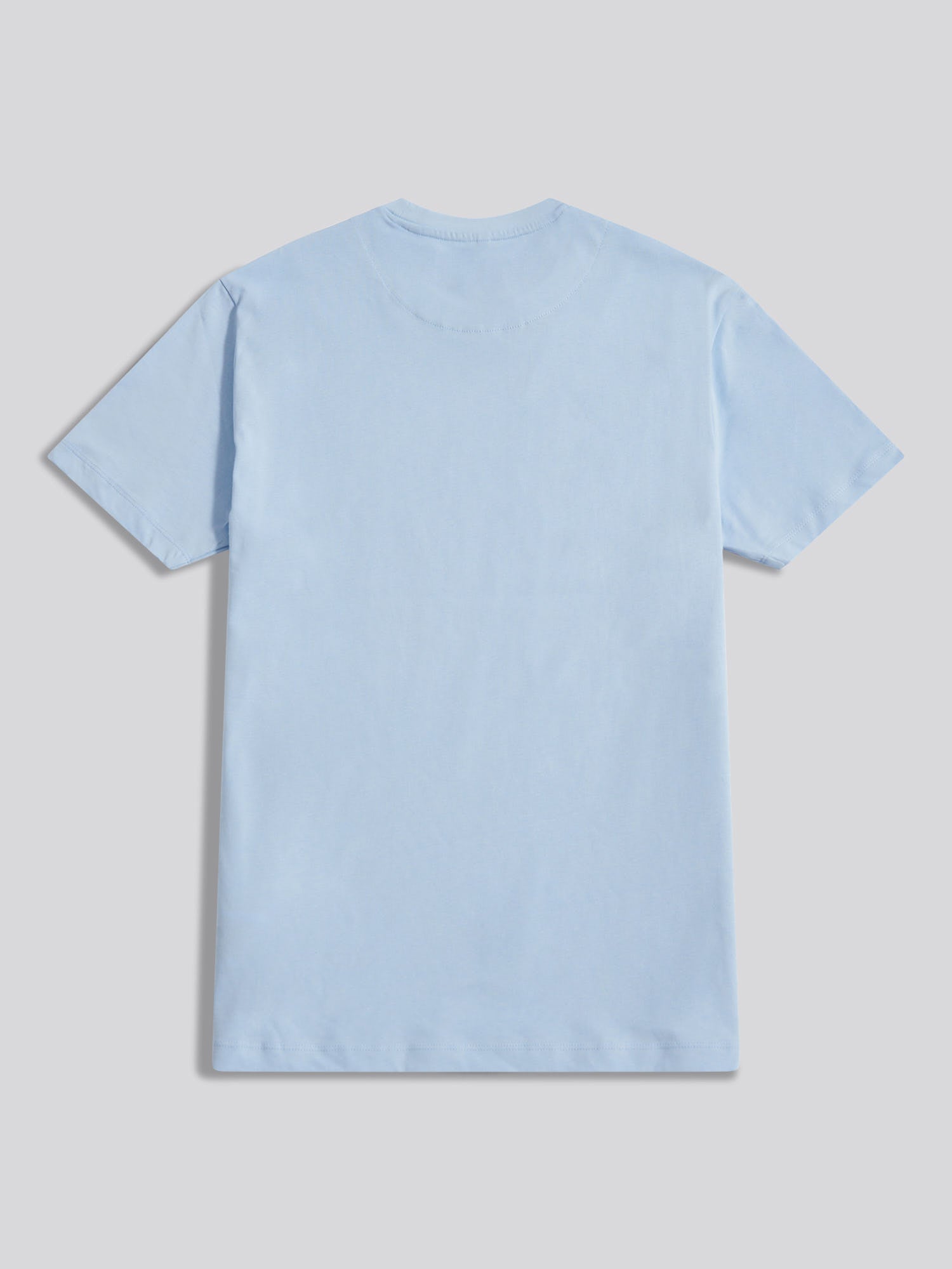 Mens Double Horsemen Graphic T-Shirt Chambray Blue